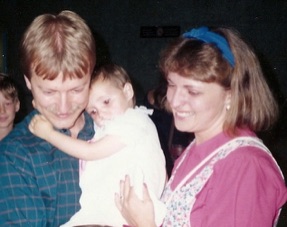 Reinhard & Darcey Neufeld with baby from Romania